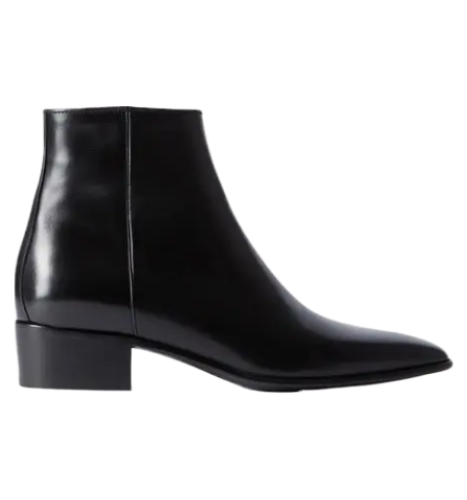 The Kooples: Leather Ankle Boots (Black)
