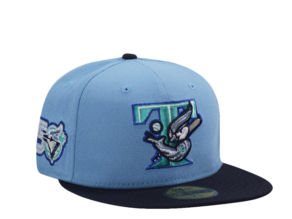 Men's New Era: Toronto Blue Jays 50th Anniversary 59Fifty Fitted Hat (Sky Blue Two Tone Edition)