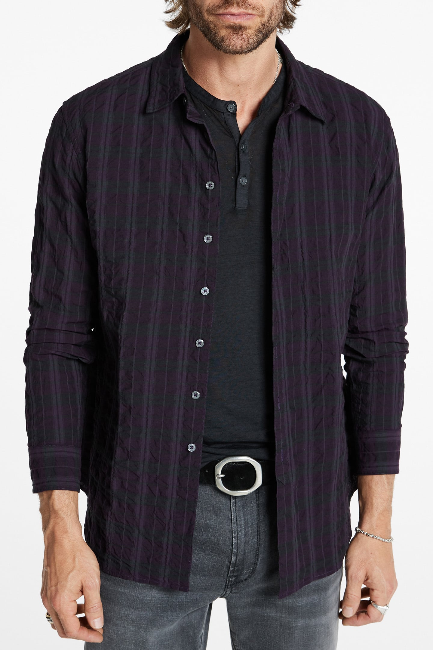 Men's NYE Shirt: Classic Fit (Regal Purple)