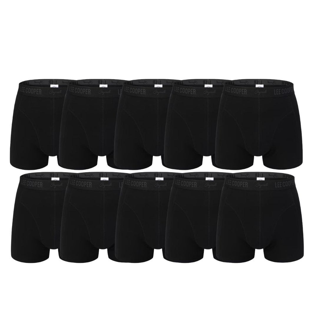 Lee Cooper: Essential Boxer Trunks (Pack of 10)