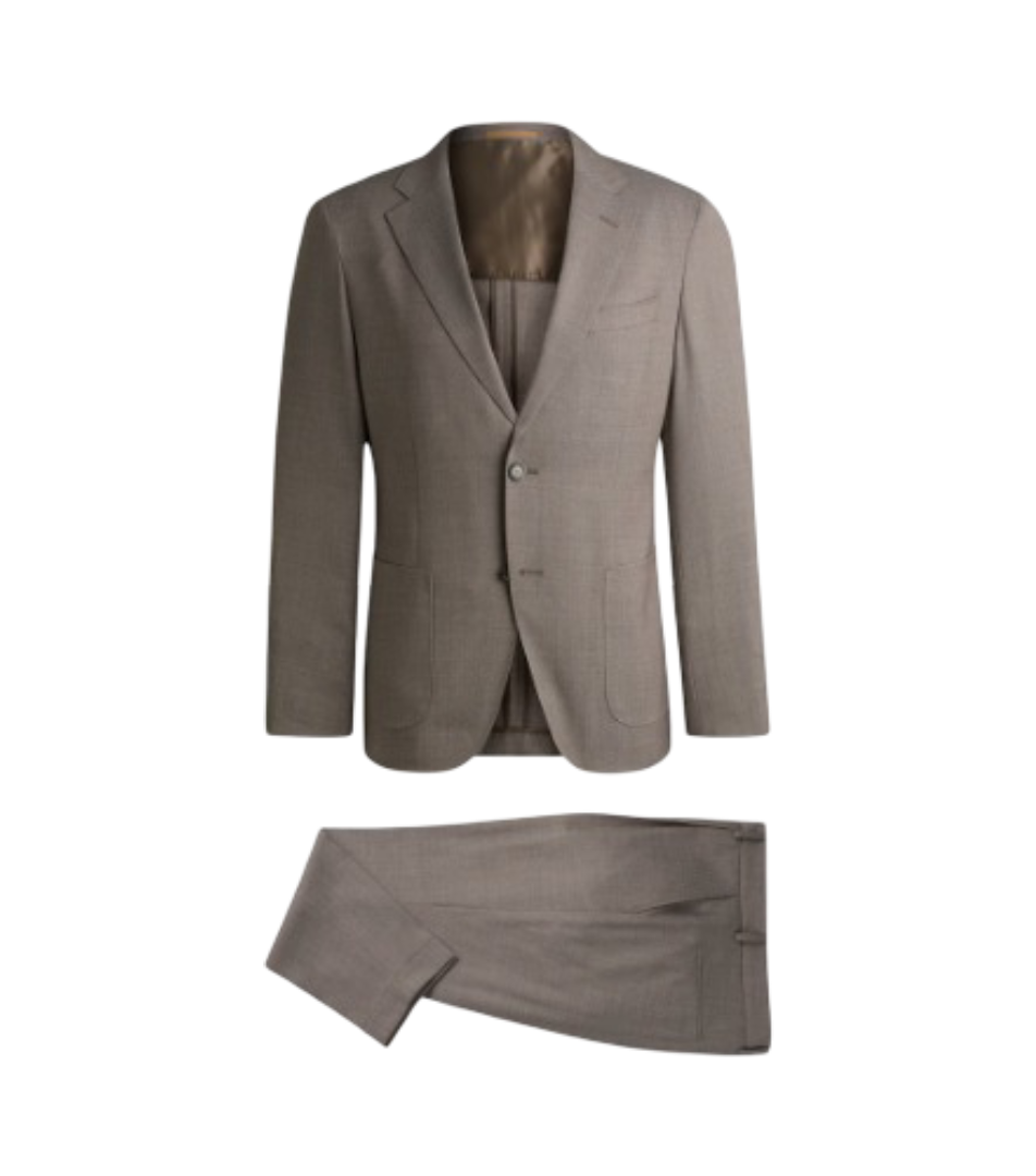 Boss: Virgin Wool 2-Piece Suit