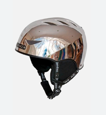 HardnutZ: Ski And Snowboard Helmet Chrome (Silver)