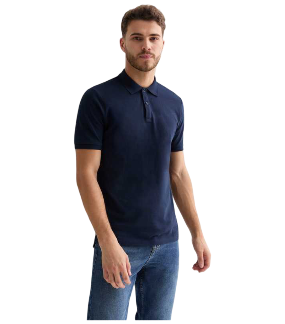 Only & Sons Slim Fit Polo Shirt (Navy)