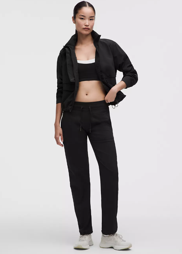 Women's Dance Studio Mid-Rise Pant (Black)