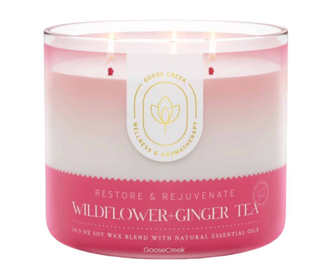 Wildflower Ginger Tea Aromatherapy 3-Wick Candle - 411g