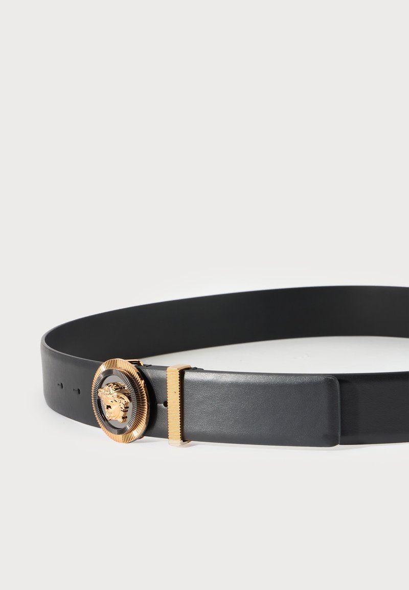 Unisex Belt (Black/Gold-Coloured)
