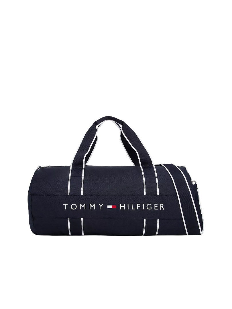 Tommy Logo Duffle Bag (Navy)