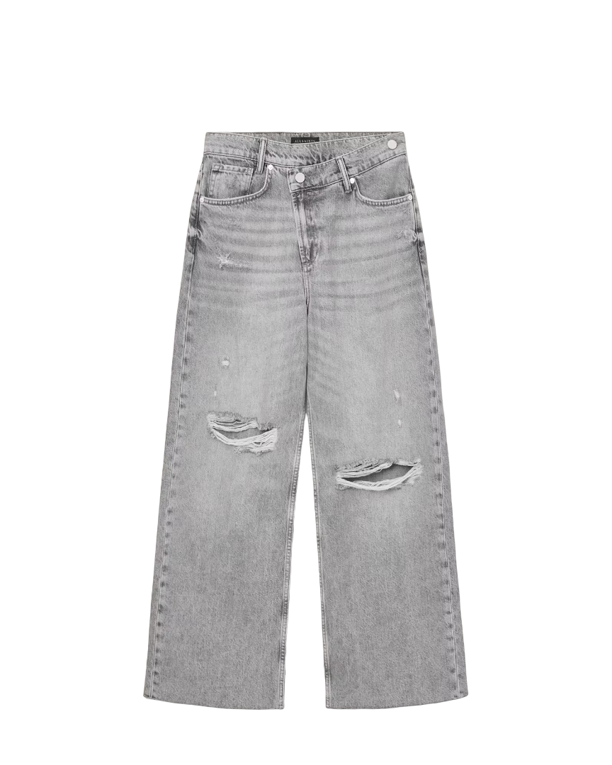 Aki Mid Rise Crossover Jeans