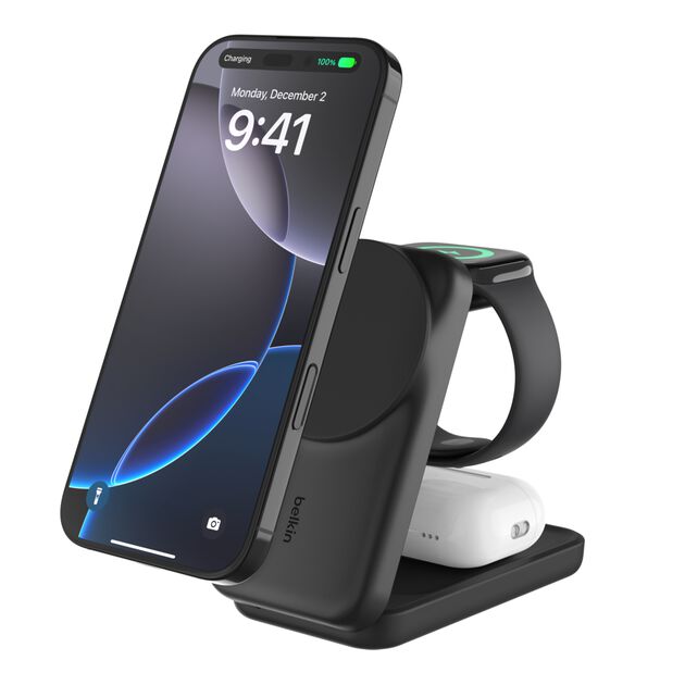 Belkin: 3-In-1 QI 2.2 Charger (BK-GBR)