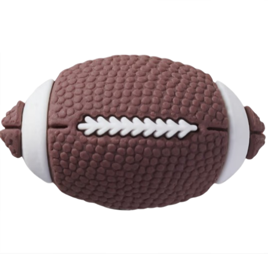 Jibbitz Charms: Textured Football