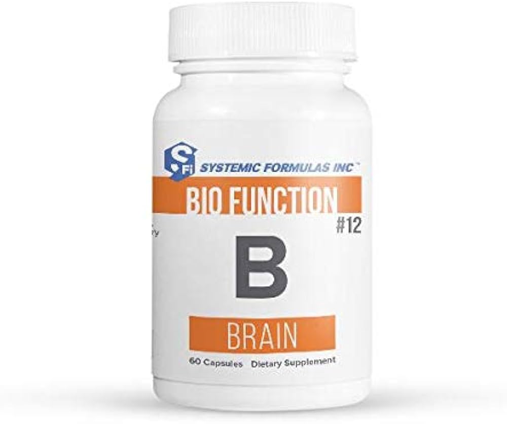 Systemic Formulas: Bio Function #12 Brain (60 Capsules)