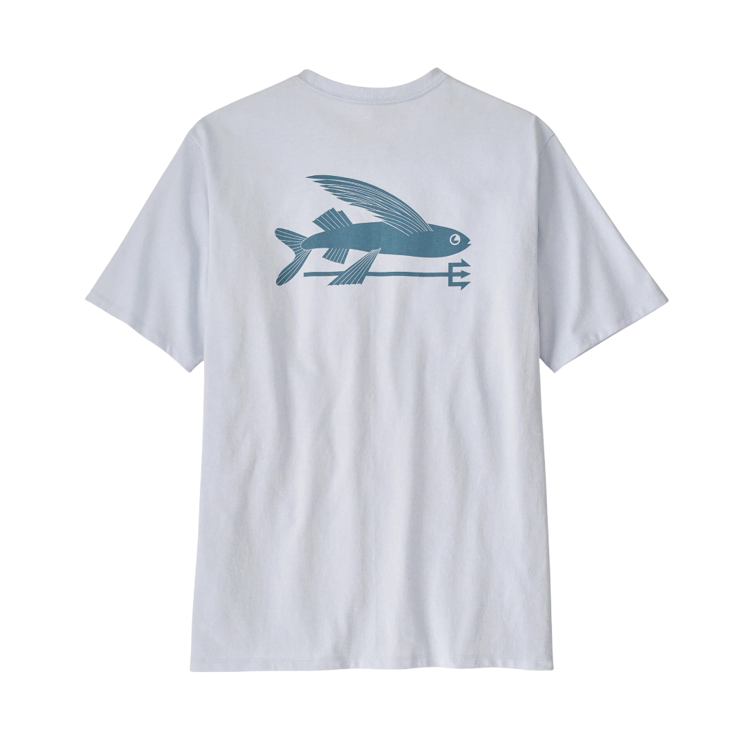 Men’s Flying Fish Responsibili-Tee (White)