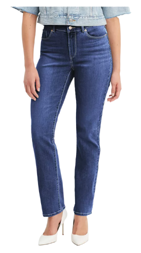 Levi's: Classic Mid Rise Straight-Leg Jeans (Lapis Dark Horse)