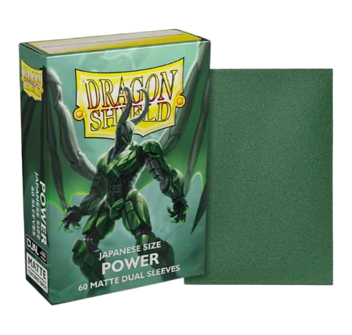 Dragon Shield Sleeves: Japanese Dual Matte - Power (60 Matte Dual Sleeves)