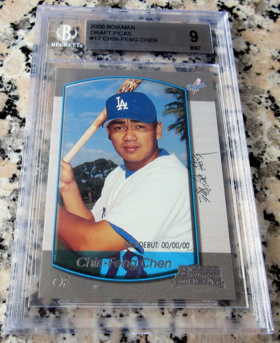 2000 Bowman Draft #17 Chin-Feng Chen RC