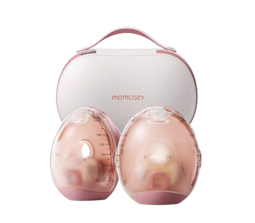 Momcozy: Air 1 Ultra-Slim Wearable Electric Breast Pump Set