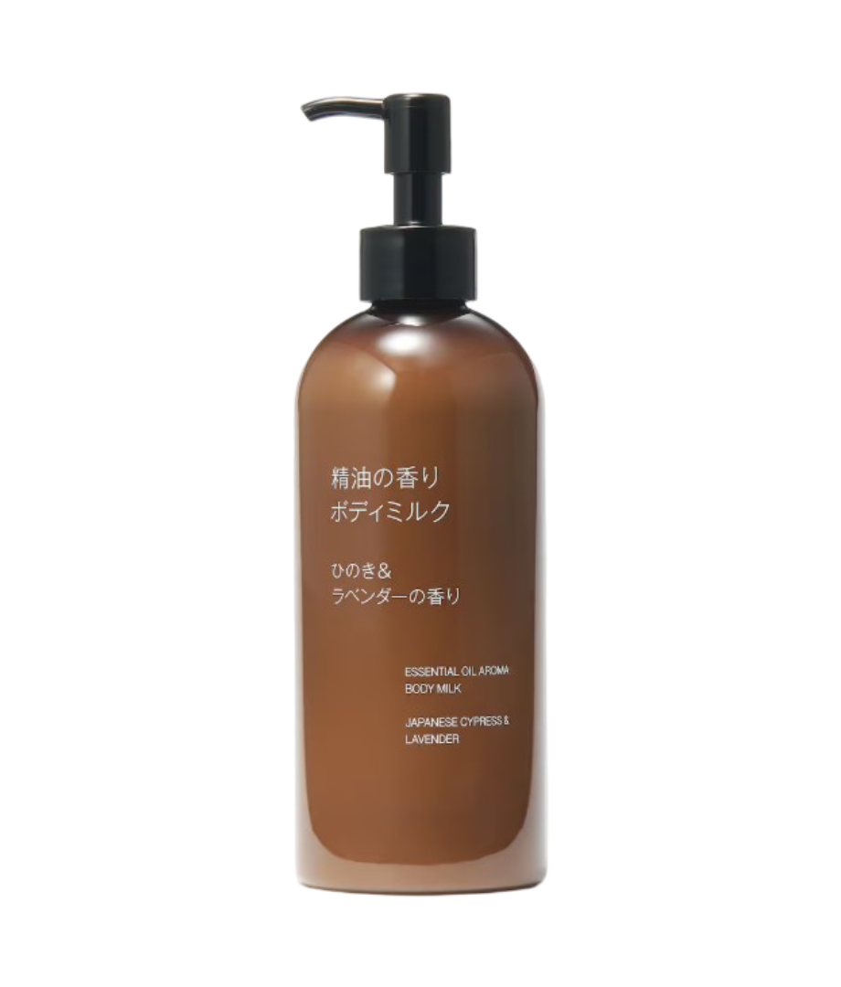 Essential Oil Aroma Body Milk With A Japanese Cypress (Hinoki) And Lavender Scent - 300ml