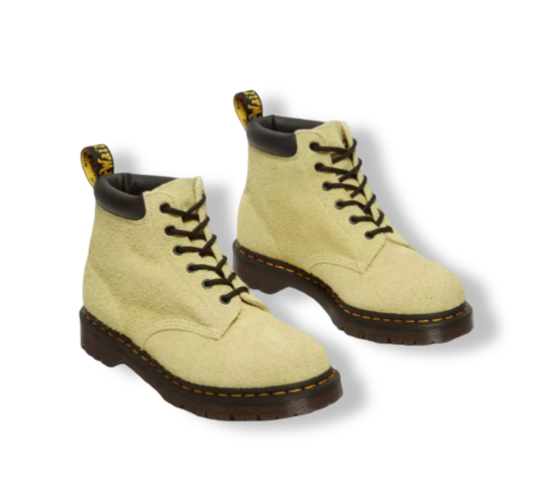 939 Ben Suede: Men's Padded Collar Lace Up Boots (Hazy Yellow)