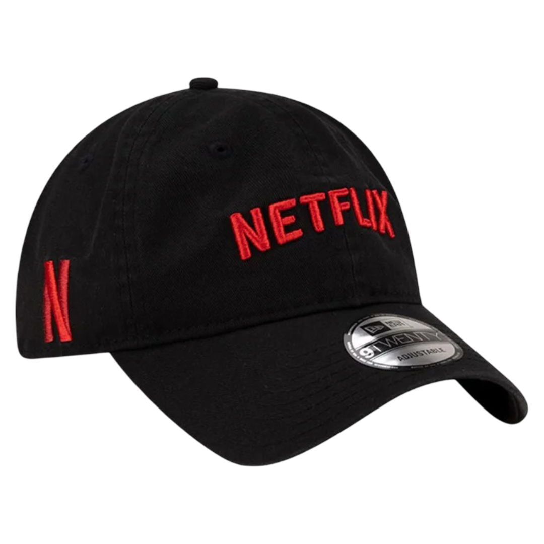 Netflix Logo Washed Adjustable Cap (9TWENTY)