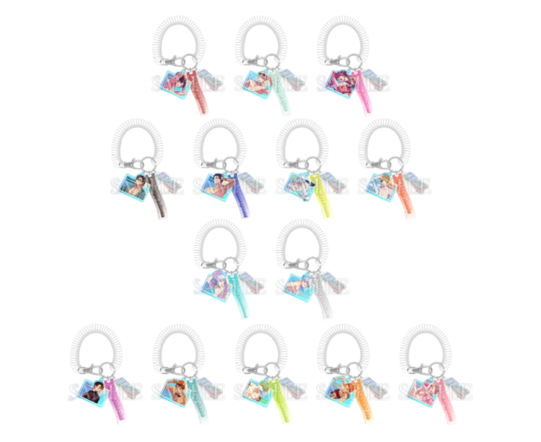 Three Piece Keychain: Paradox Live Midsummer Phantom Ver.1