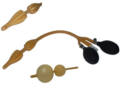 Double Balloon Intestinal Tube With 2 Blowers - Intestinal Catheter - Balloon Intestinal Tube Set