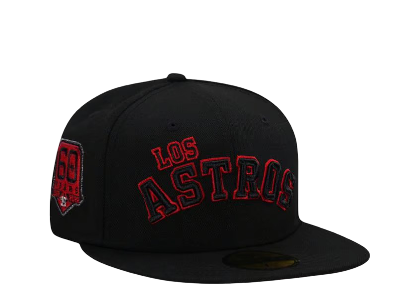 New Era Houston Astros 60 Years Black Red Prime Edition