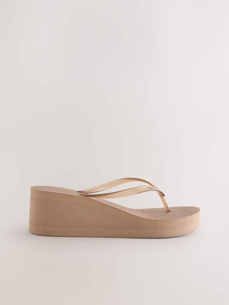 Women's Wedge Flip Flops (Y98-585)