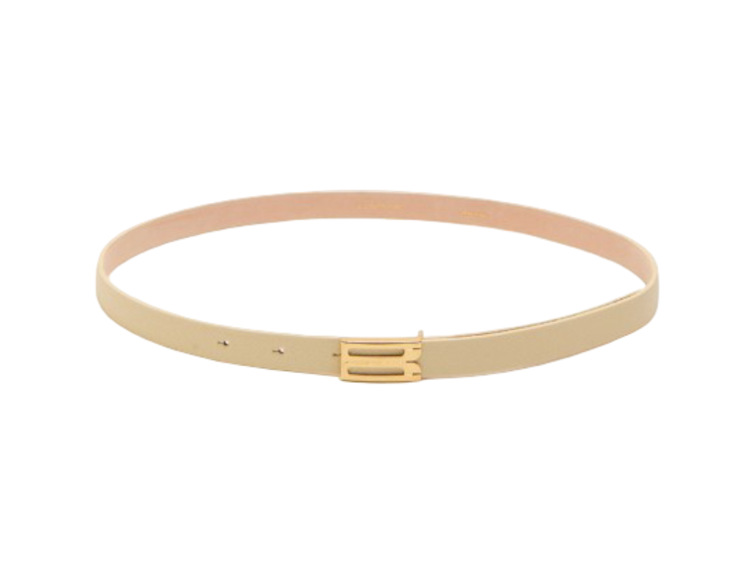 Victoria Beckham: Frame Grained Leather Belt