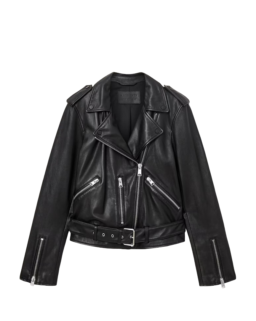 Balfern Leather Biker Jacket