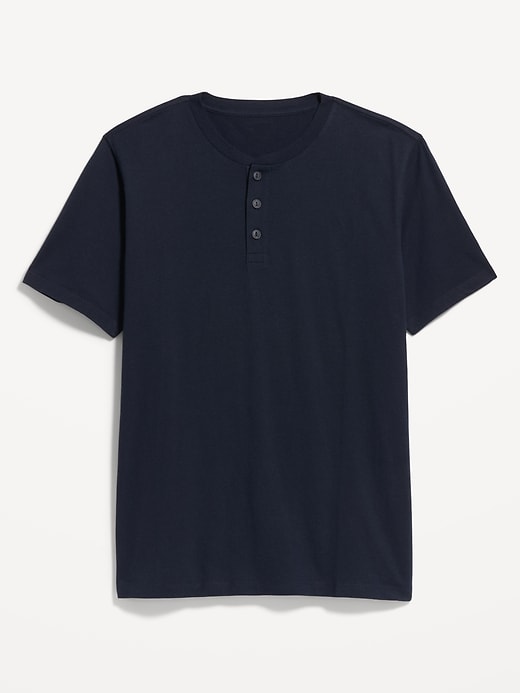 Men's Henley T-Shirt (Navy)