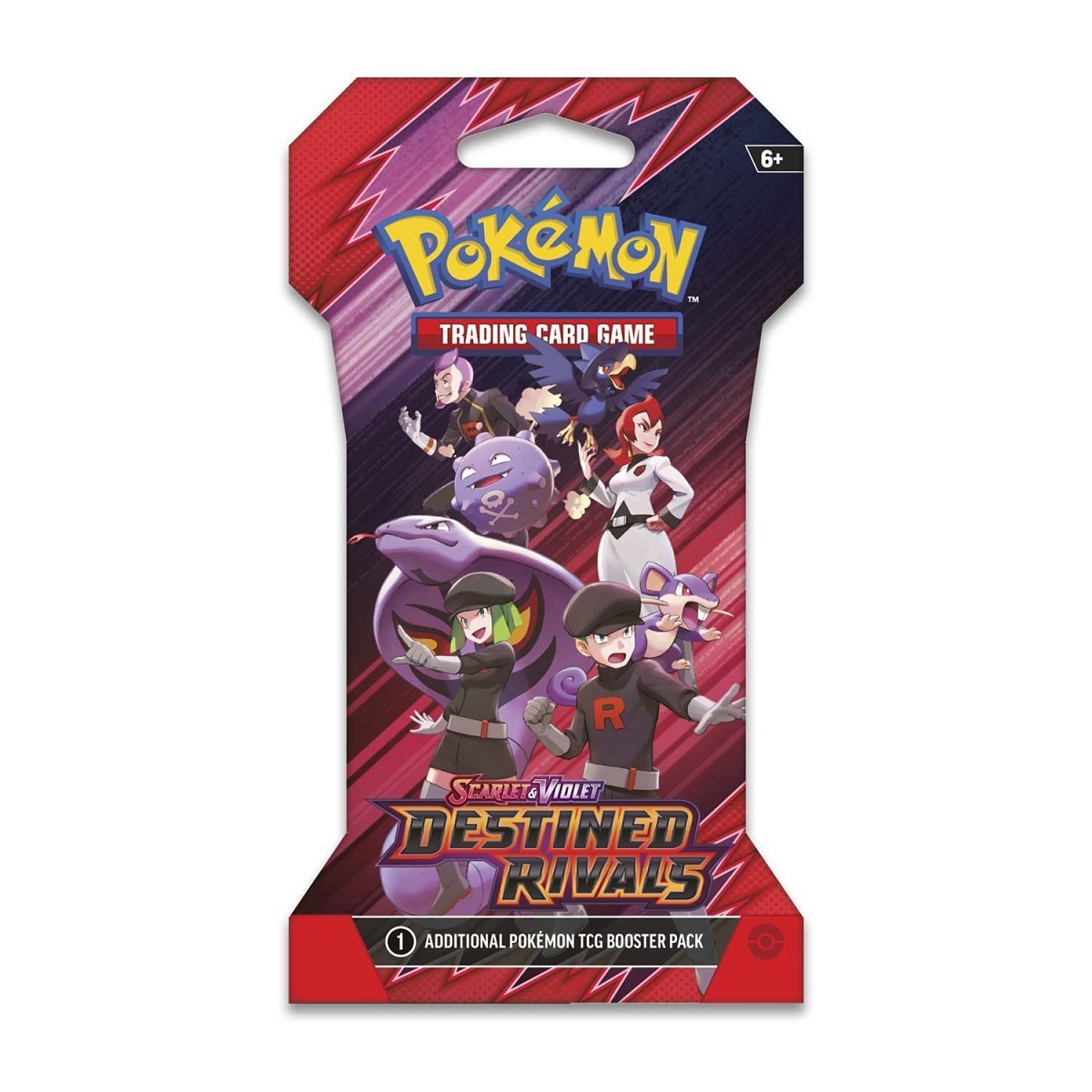 Pokemon Center:  Destined Rivals Sleeved Booster Pack
