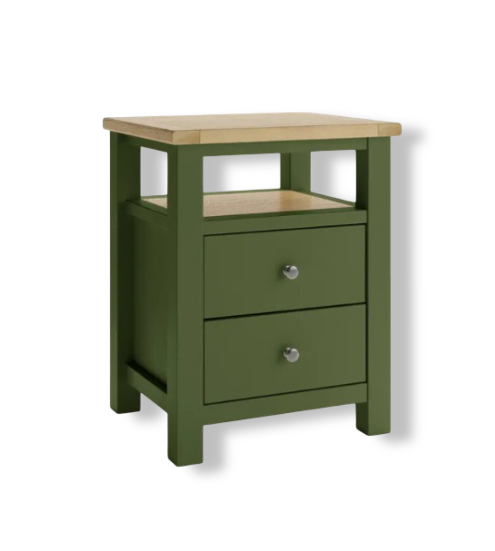 Olney: 2 Drawer Bedside Table