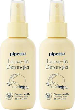 Pipette: Leave-In Hair Detangler Spray for Kids (4.4 Fl Oz, Pack of 2)