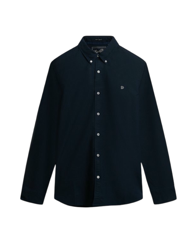 Classic Oxford Long Sleeve Shirt (Eclipse Navy)