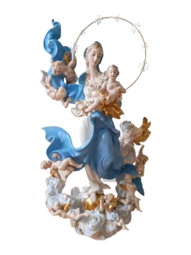 Porcelain Frenklin-Mint Mary Queen of Heaven Figure (Limited Edition)