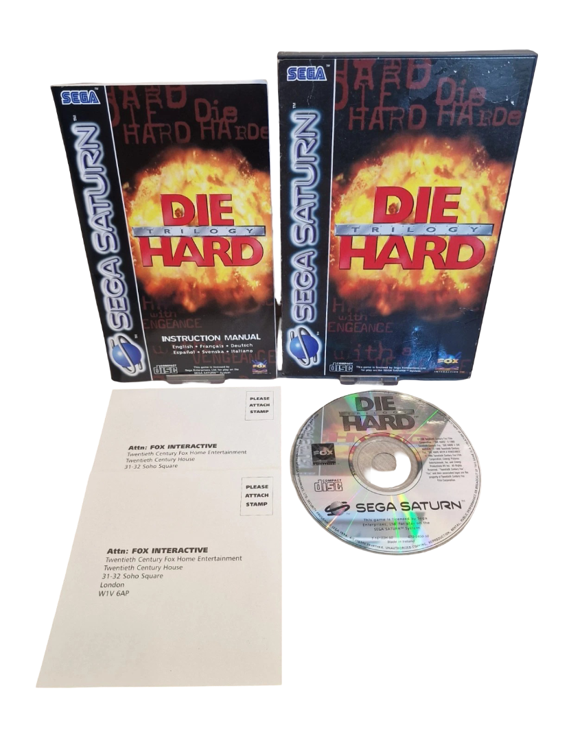 Die Hard Trilogy Sega Saturn (Video Game)
