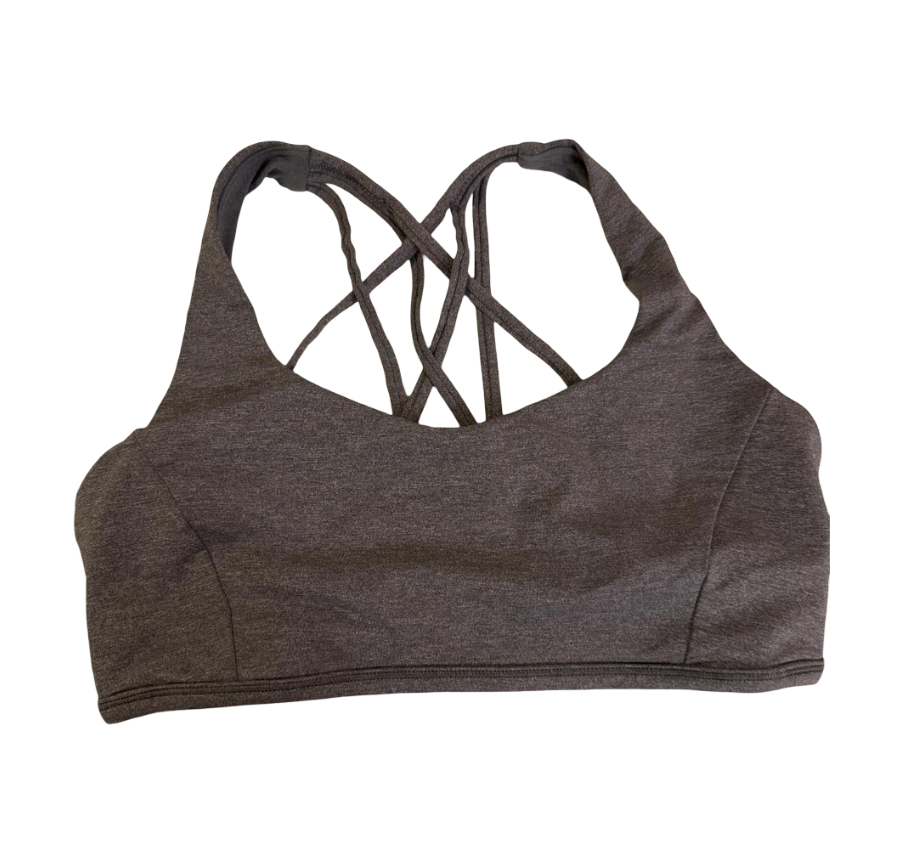Lululemon Women's Bra (Grey and Purple)