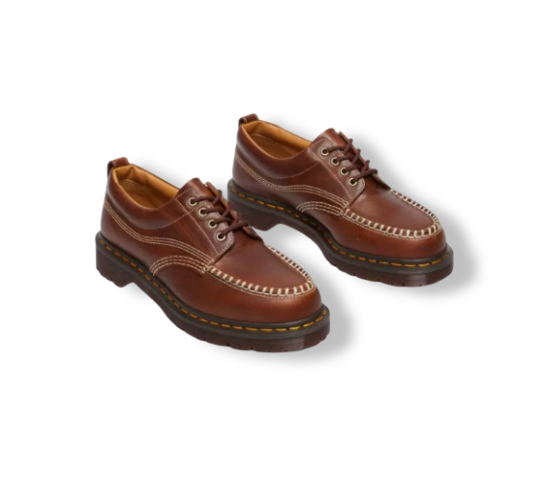 Lowell: Leather Moc Toe Shoes